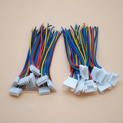 10 Paar Micro JST PH 2.0 2P 3P 4P 5P 6PIN männlich weiblich Stecker mit Drahtkabeln 100 mm
