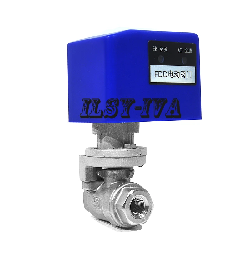 Two way Stainless steel Motorized Ball Valve,DN8 AC220V electric ball valve