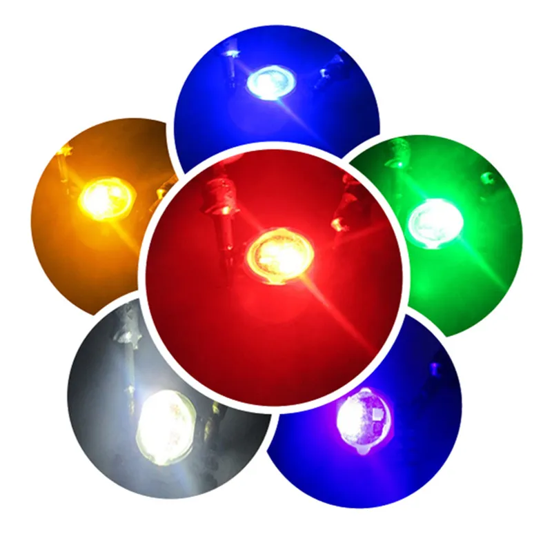 1pcs Supper Bright 18W RGBWYV Stage Light 45mil All Color 12 pin For 18 Watt Red Green Blue White Yellow Purple  LED Chip