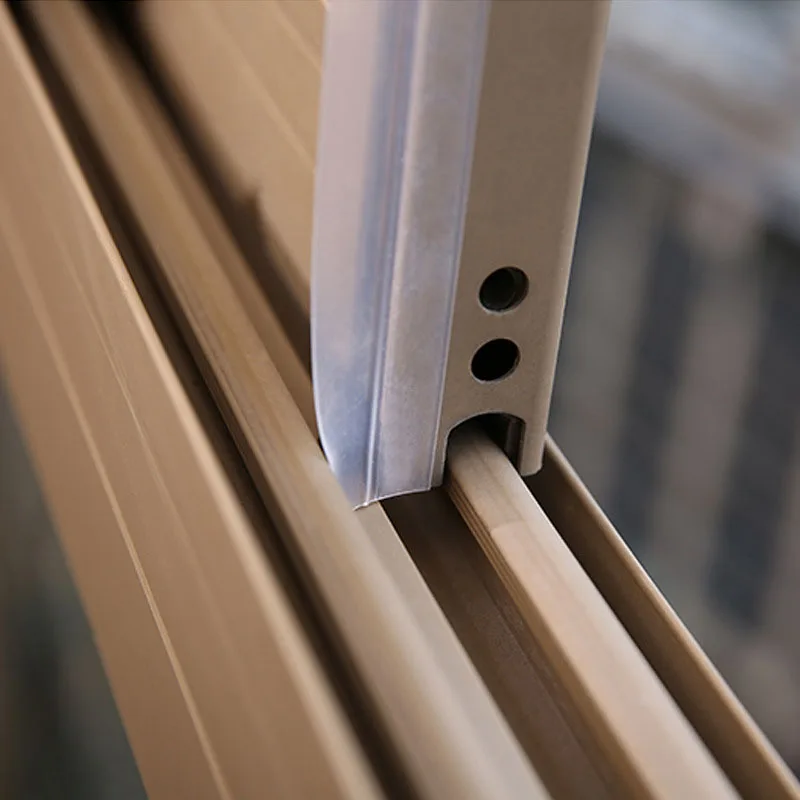Simple Transparent Weatherstrip Draft Stopper Frameless Window Sliding Door Seals Silicon Rubber Dust Insect Door Strip 5M image 5