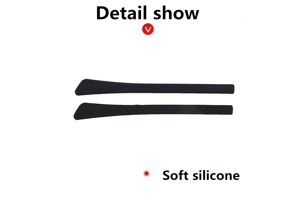 Dhoptical 200 Stück Brillen-Tempelspitzen aus Silikonmaterial, Mäntel zum Schutz der Brillen und Beine – Detail 3