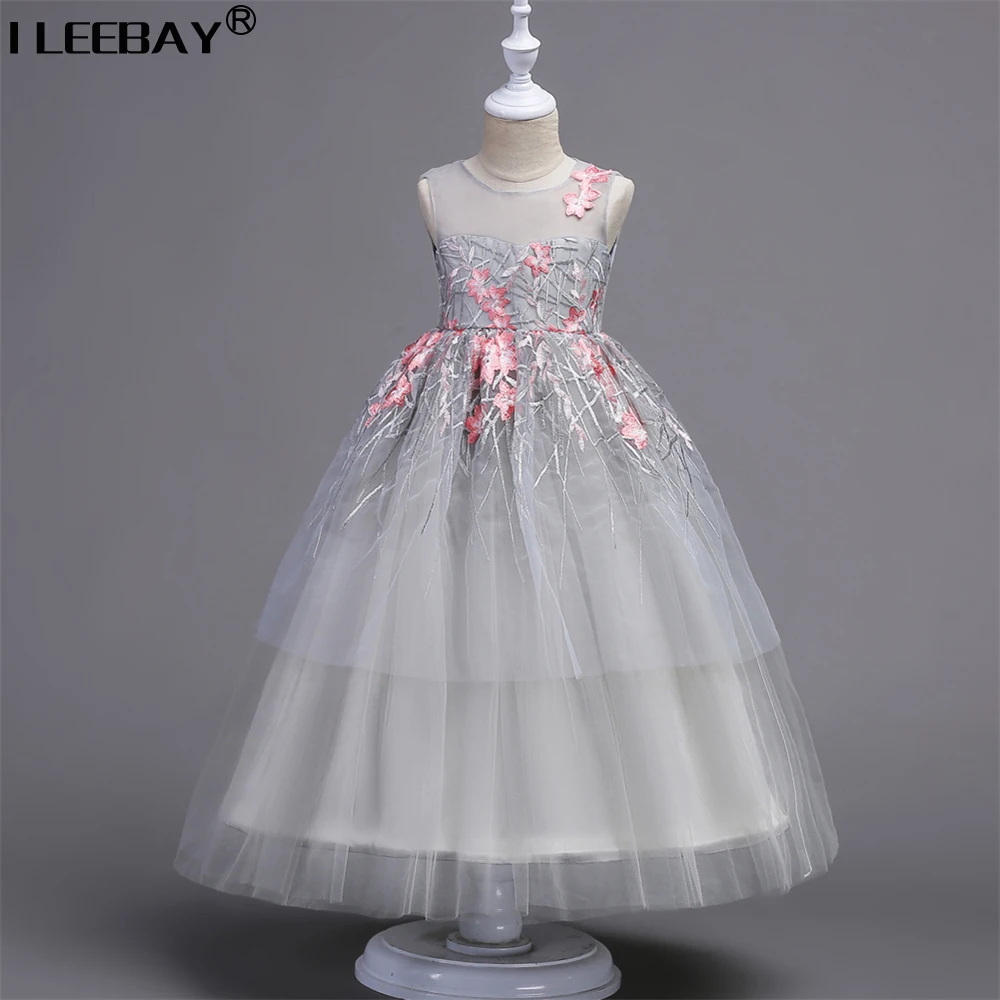 Mom Daughter Princess Dress for Wedding Party Big Flower Girl Long Dress Daughter Mother Girl Matching Clothes Family Look