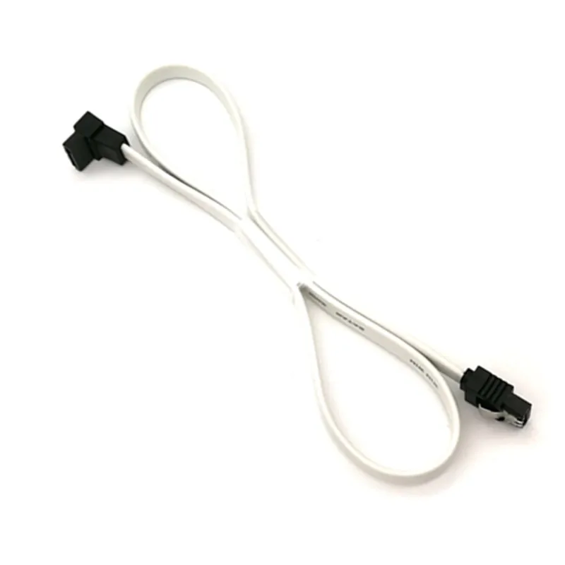 Angitu Sata 3.0 Data Kabel 90 To180 Graden Harde Schijf Sata Kabels 6Gbit/S Met Vergrendeling 45Cm 60Cm