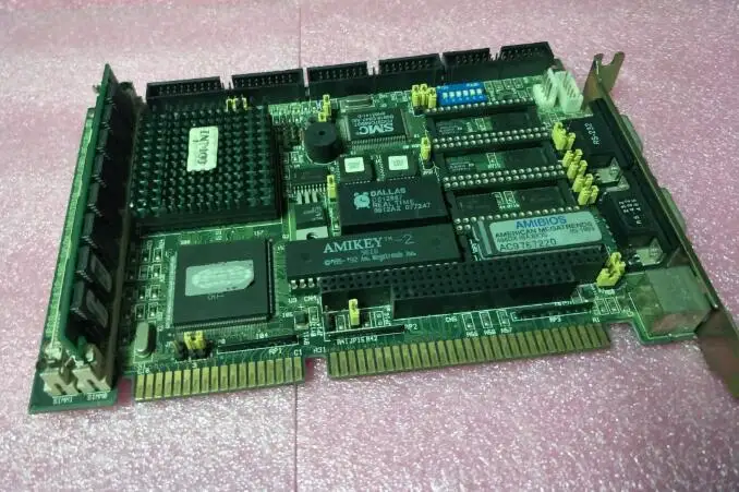 

PCA-6143P Rev:B1 100% OK Original IPC Board ISA Slot Industrial motherboard Half-Size CPU Card PICMG1.0 With CPU RAM