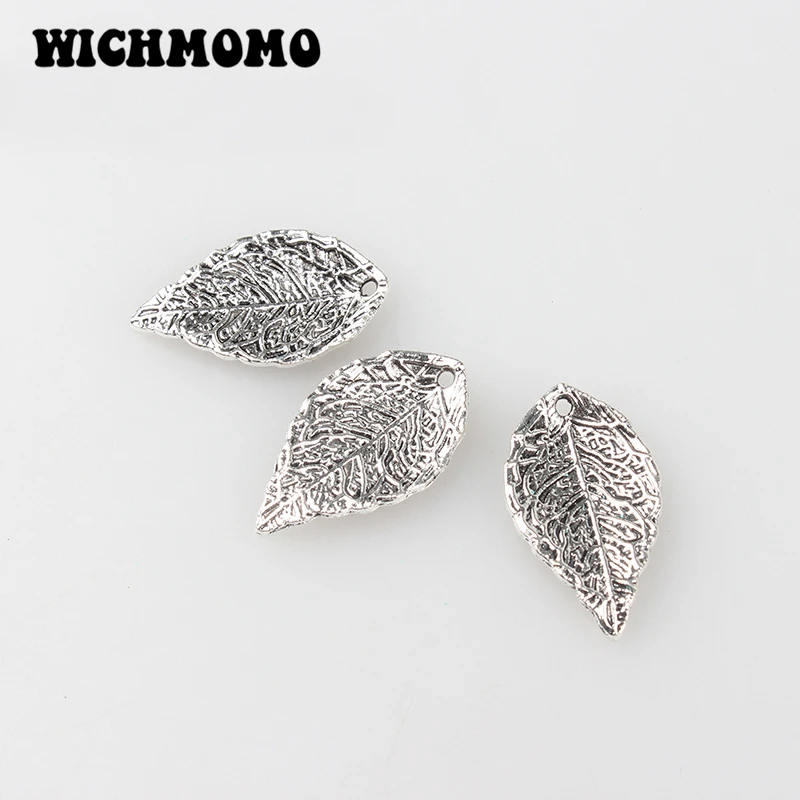 Nowy 20-częściowy 25 * 15MM Nowy Retro Zinc Alloy Leaves Charms Wisiorki dla DIY Akcesoria Prezenty