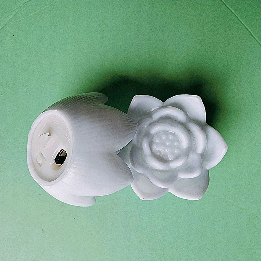 7 cor em mudança forma de flor led luz noite iluminação luzes emergência lento piscando lâmpada para casamento barra festa decoração