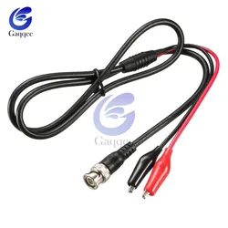 Digital Oscilloscope Probe P1011 BNC Test Leads BNC Q9 Male Connector to Dual Alligator Clips Oscilloscope Probe Test Leads