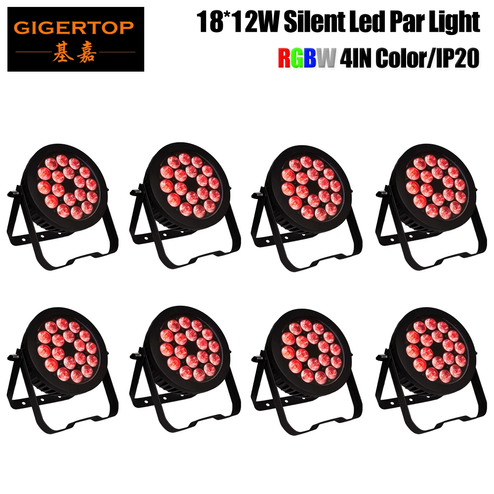 

Freeshipping 8 Units 18x12W Indoor 4 Color Stage Pro Led Par Light Freeshipping for Tree Wall Color Project Wedding Lighting