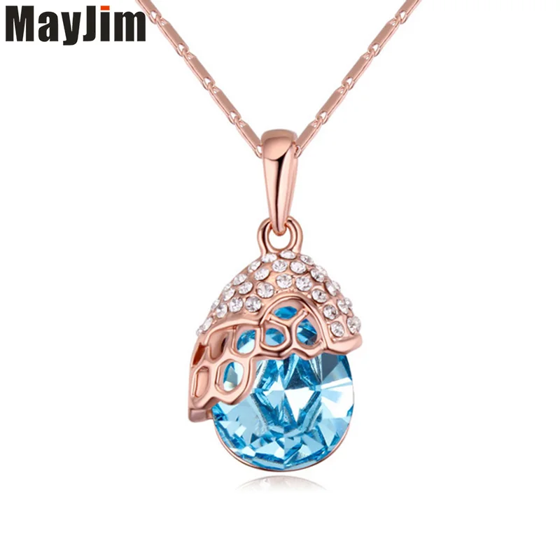 2018 Crystal Necklaces & Pendants Plated Alloy plating Jewellery & Jewerly Beautiful skirt Necklace Women Fashion Jewelry Bijoux