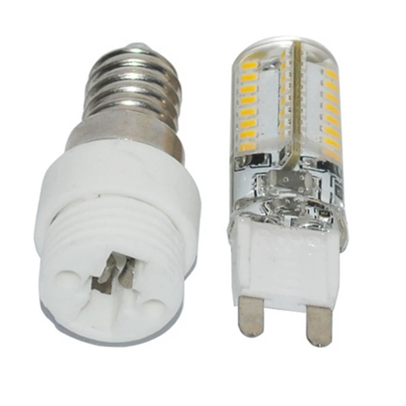 E14 TO G9 Adapter Conversion Socket High Quality Ceramics Material Fireproof  Lamp Holder