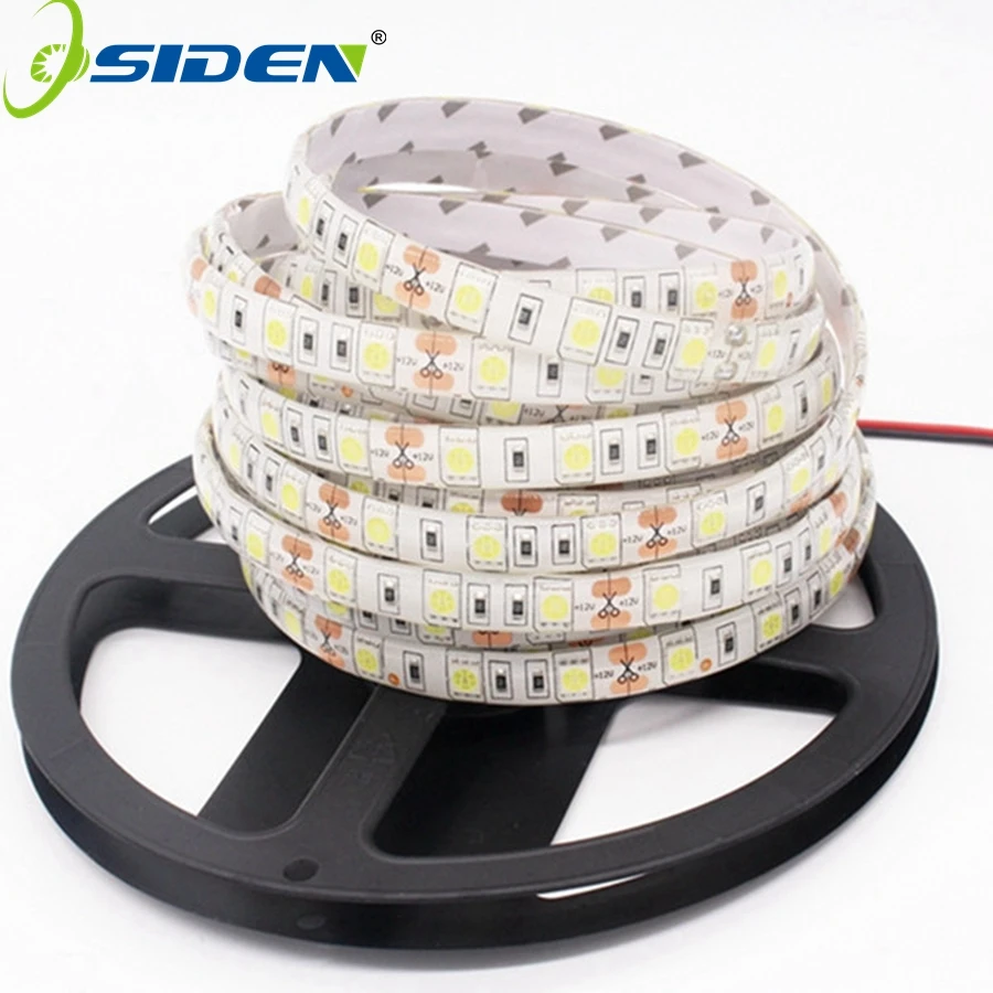 OSIDEN 500M Ribbon Lighting LED Strip 5050 SMD 12V flexible light 60LED/m 300LED Non-waterproof RGB Led Tape Dec Light