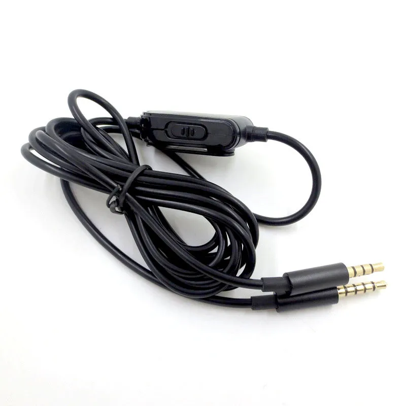 Audio Cable 3.5mm Audio Aux Cable Inline Mute Volume Control for Logitech G633 933 Astro A10 A40 for Xbox One Play Station 4 PS4