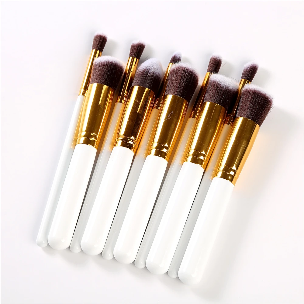 10pcs Make up Brush Kwasten Set Rose Gold Makeup Brush Multipurpose Profession Foundation Powder Blending Cosmetic Brush