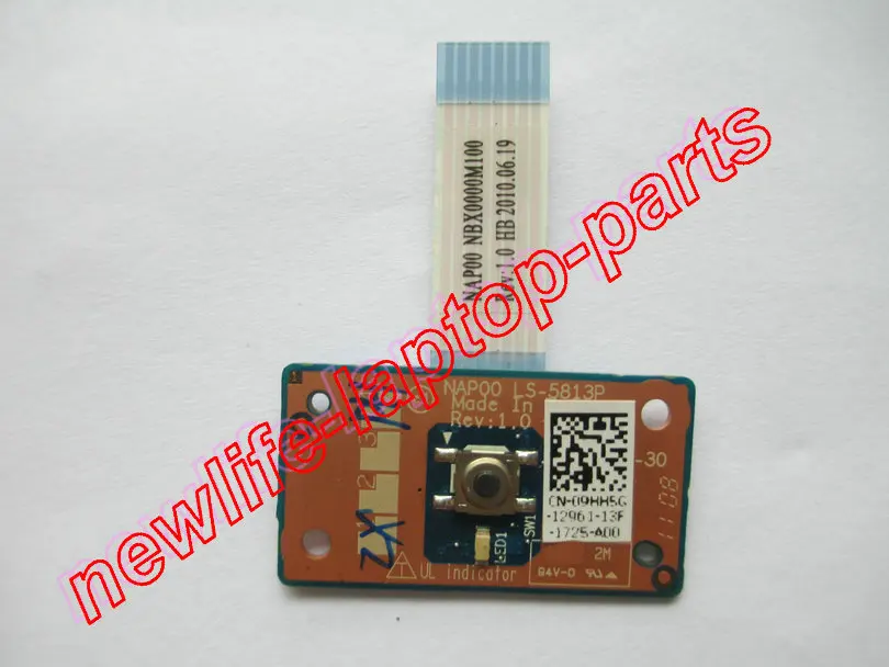 

original M11X R2 laptop power botton board NAP00 LS-5813P 9HH5G 09HH5G test good free shipping