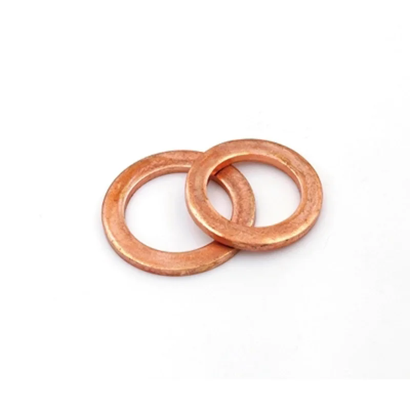 Copper washer inner diameter M19 outer diameters M23-27 flat gasket marine table gasket Watts meson Thicknessv1-3mm