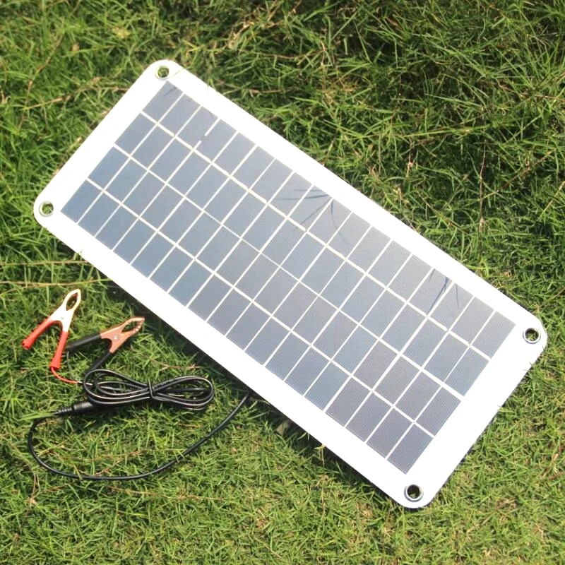 BUHESHUI 18V/5V 10.5W Portable Solar Panel Charger for 12V Battery Car Charger Mobile Phone Power Bank Free Shipping