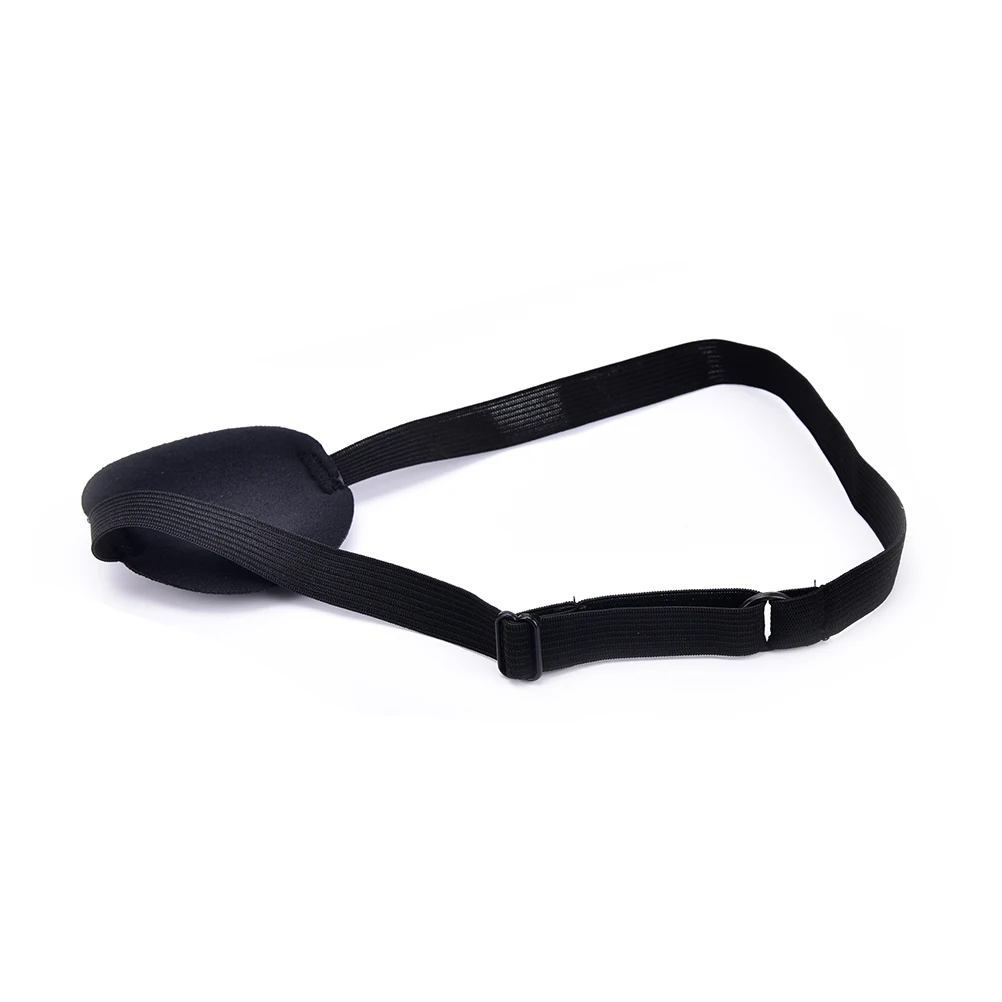 High Quality Black Medical Use Concave Eye Patch 3D Foam Groove Eyeshades For Lazy Eye 1Pcs