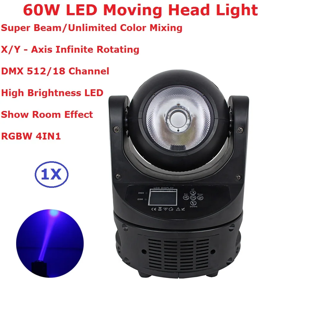 Ayrton MagicDot-R 60W Stage Led Moving Head Light RGBW 4IN1 Beam Lights 3.5 Degree 18 Channels For Disco Dj KTV Nightclubs