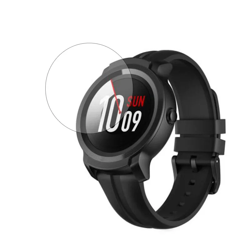 強化ガラス保護フィルムhd超クリアガードサムスンギャラクシーチックスマート腕時計ticwatch E2強化液晶表示画面プロテクターカバー