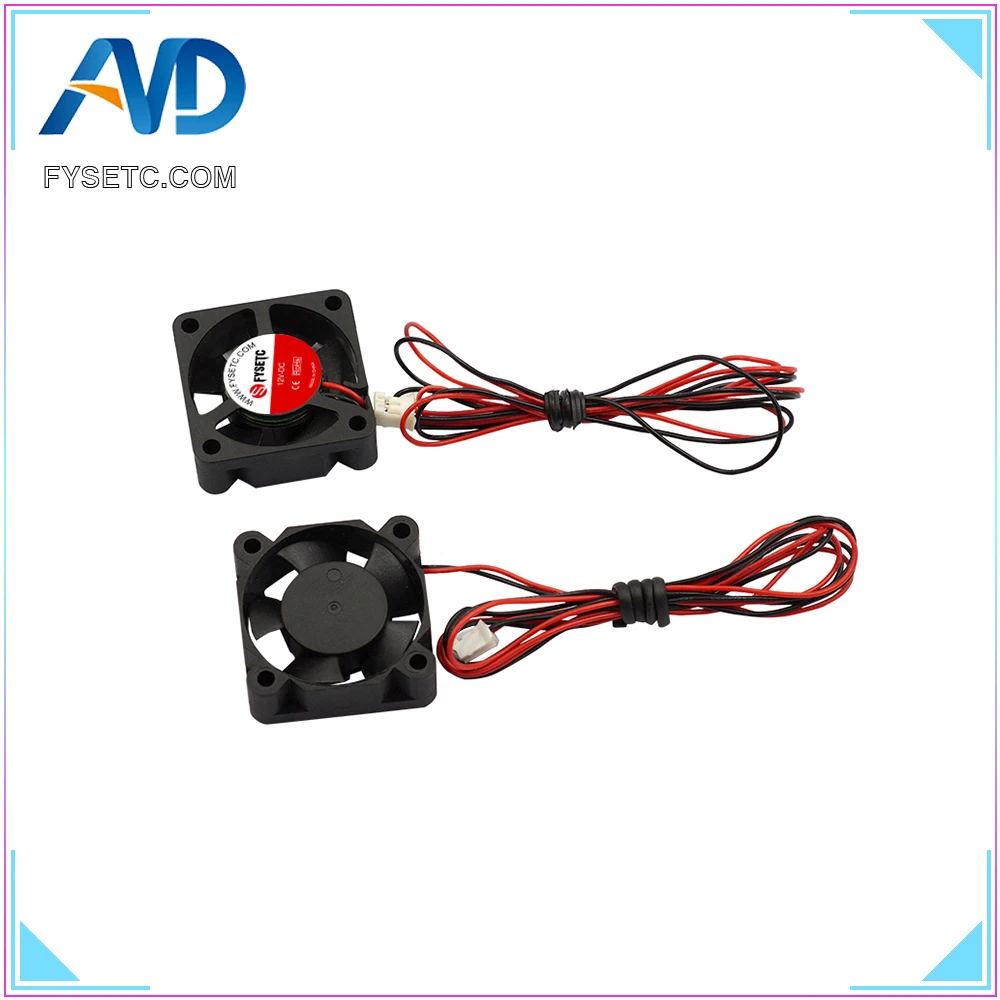 4pcs Cooling Fan 12V 3010 2 Pin Brushless DC Cool Fans Dupont Wire 3CM Cooler Radiator Part 30*30*10 30mm For Anet A8 A6