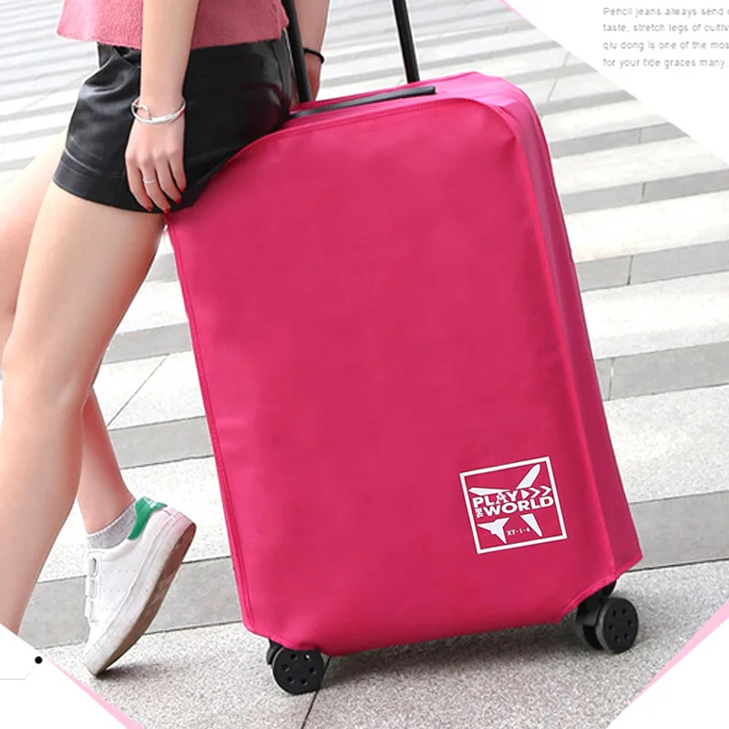 Suitcases Dustproof Cover Travel Luggage Protector Covers 20/22/24/26/28/30 Inch Non-woven Cloth Luggage Protects Maletas Koffer