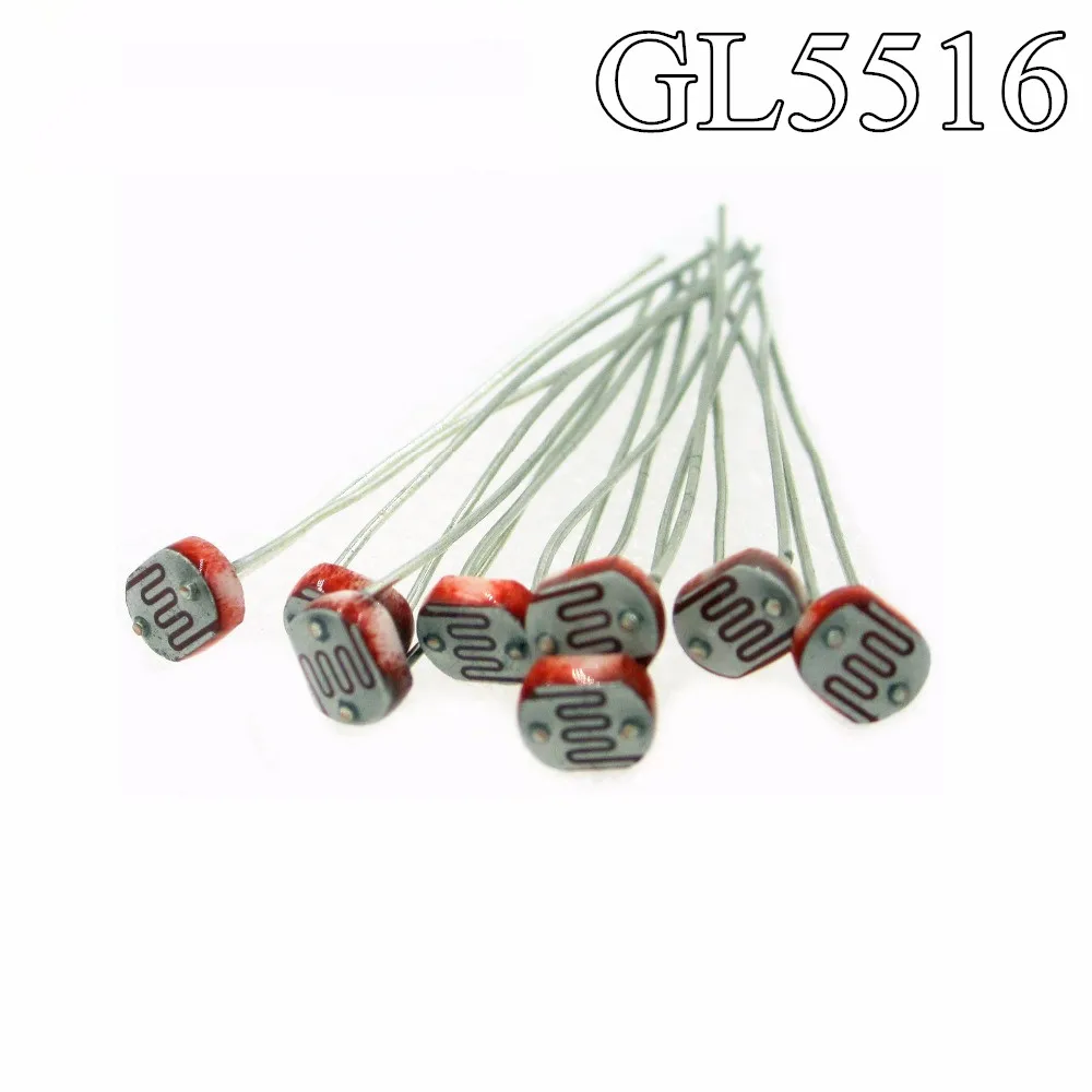 1000pcs Photo Light Sensitive Resistor Photoresistor Optoresistor 5mm GL5549 GL5539 GL5537 GL5528 GL5516 GL5506