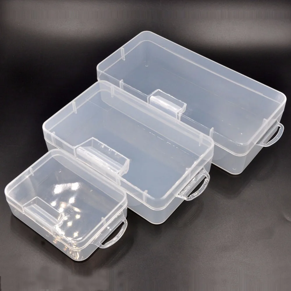 Different Styles Sizes Lockable Plastic Storage Box for Repair Tools Parts Chip Jewelry Accessories Bionic Bait Hair Ornaments