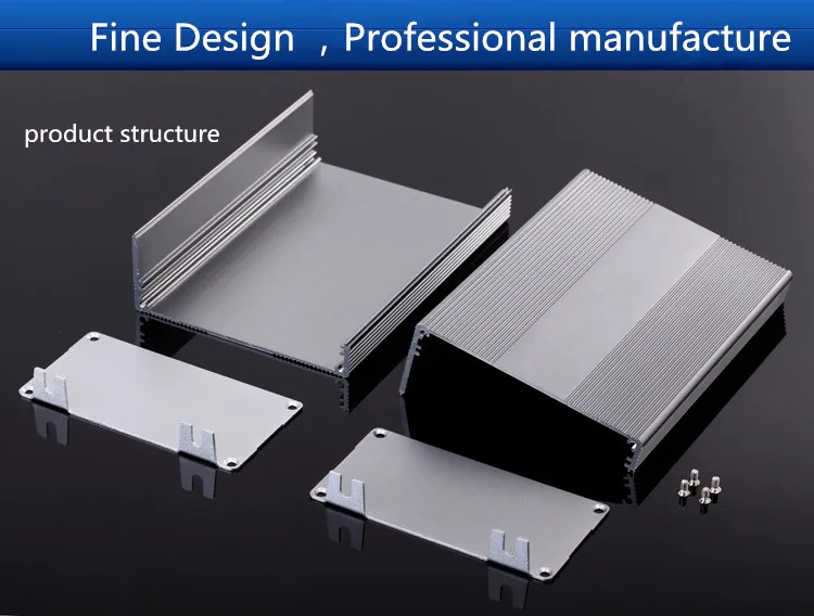 Mini chassis para amplificador de alumínio, capa 106*54*150mm para caixa/instrumento/conversor de caixa/caixa/estojo/diy