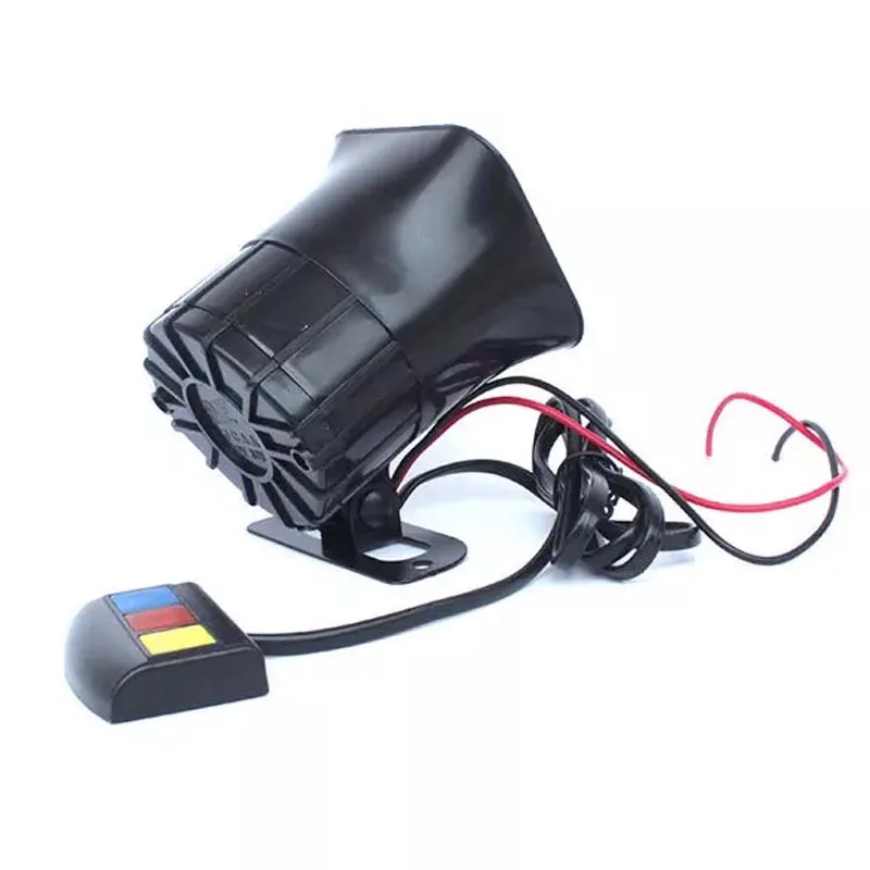 12V 30W Car Motorcycle Alarm Warning Siren Horn 3 Sound Loud Speaker