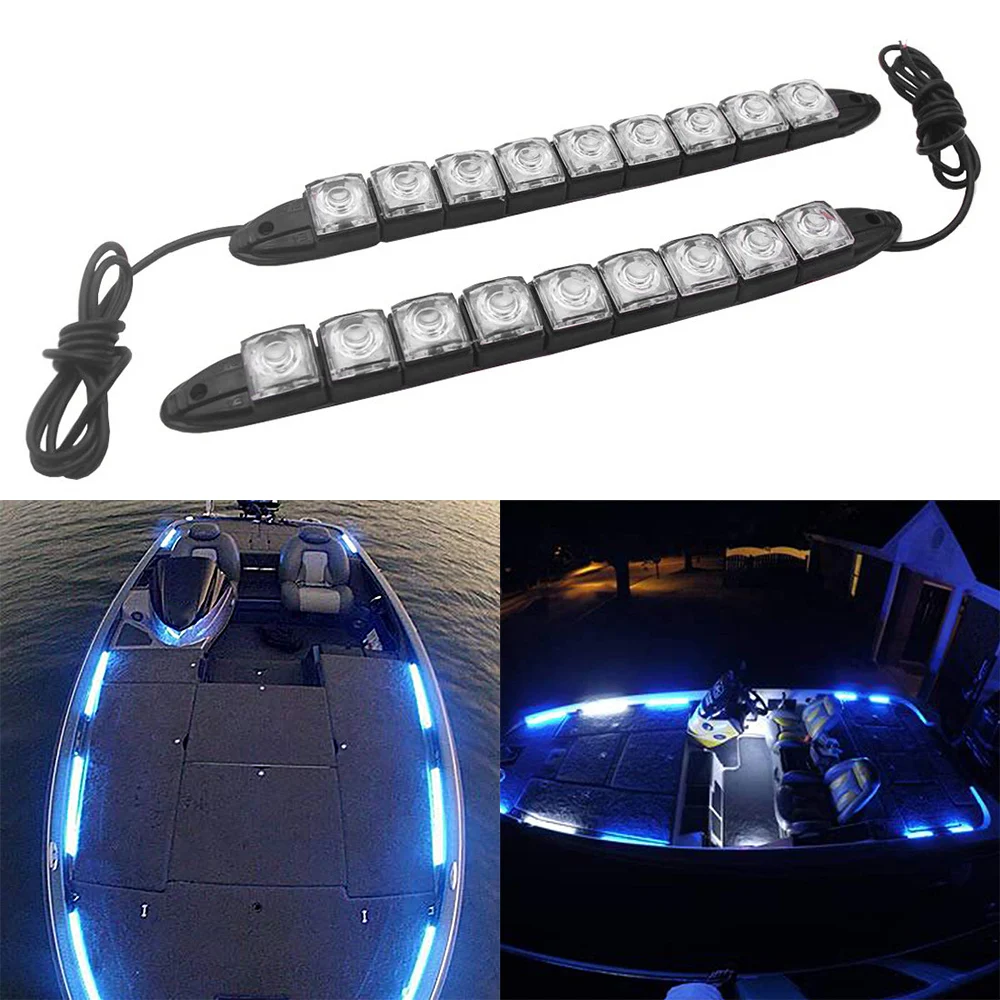 

Boat Bow LED Navigation Lights Deck Lights Stern Lights Courtesy Boat Light Waterproof Boat Dinghy Pontoon Yacht Vessel