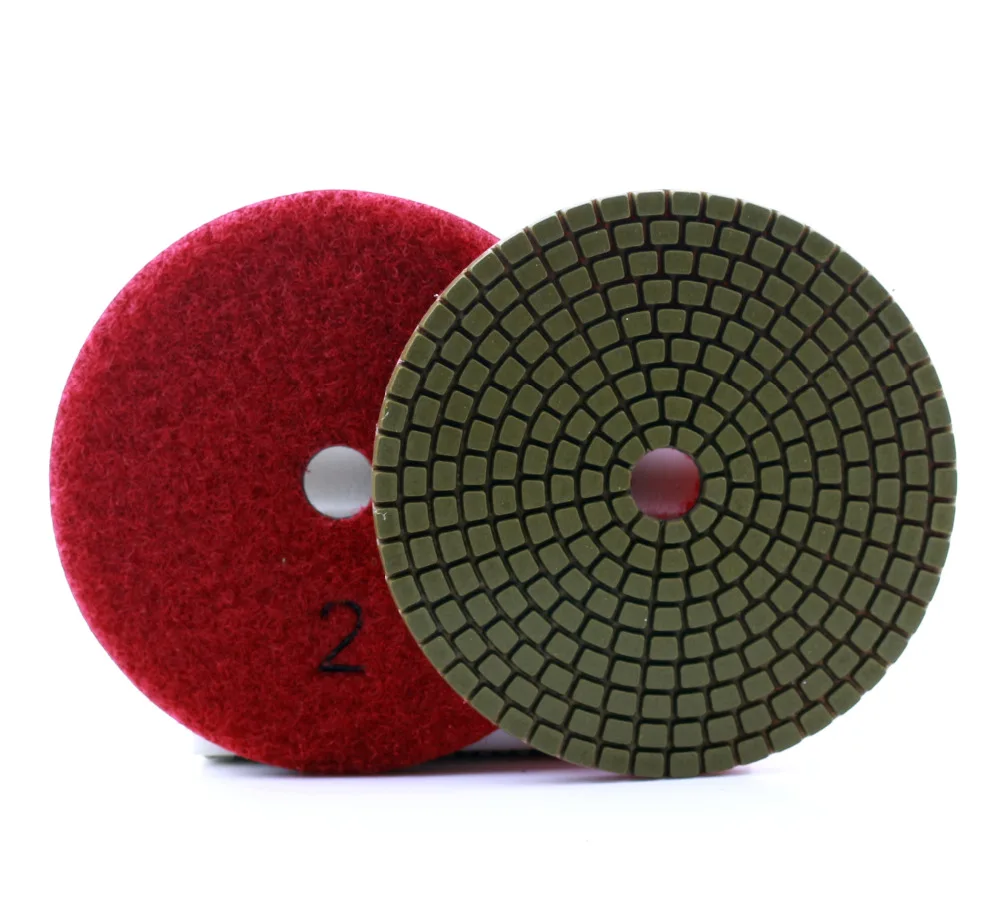Tamanhos de polimento para granito, mármore e pedra de design premium de 100mm, 4 polegadas