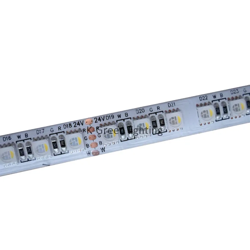 

5mX High quality 5050SMD 4 in 1 RGBW LED strip DC24V input 96LED/m 5m/Roll RGBW LED strip light