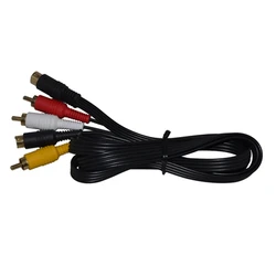 High quality S-Video AV Cable for SEGA Saturn SS 3RCA Audio Video Cord