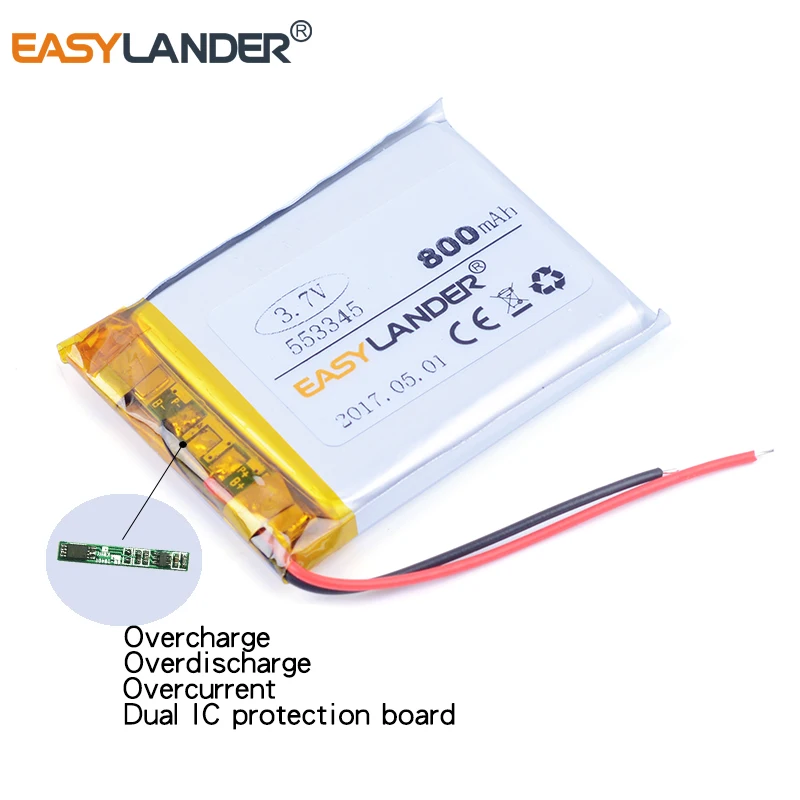 بطارية ليثيوم بوليمر ليثيوم قابلة لإعادة الشحن ، بطاريات من من من ، من أيون من ، من أيون V ، mAh