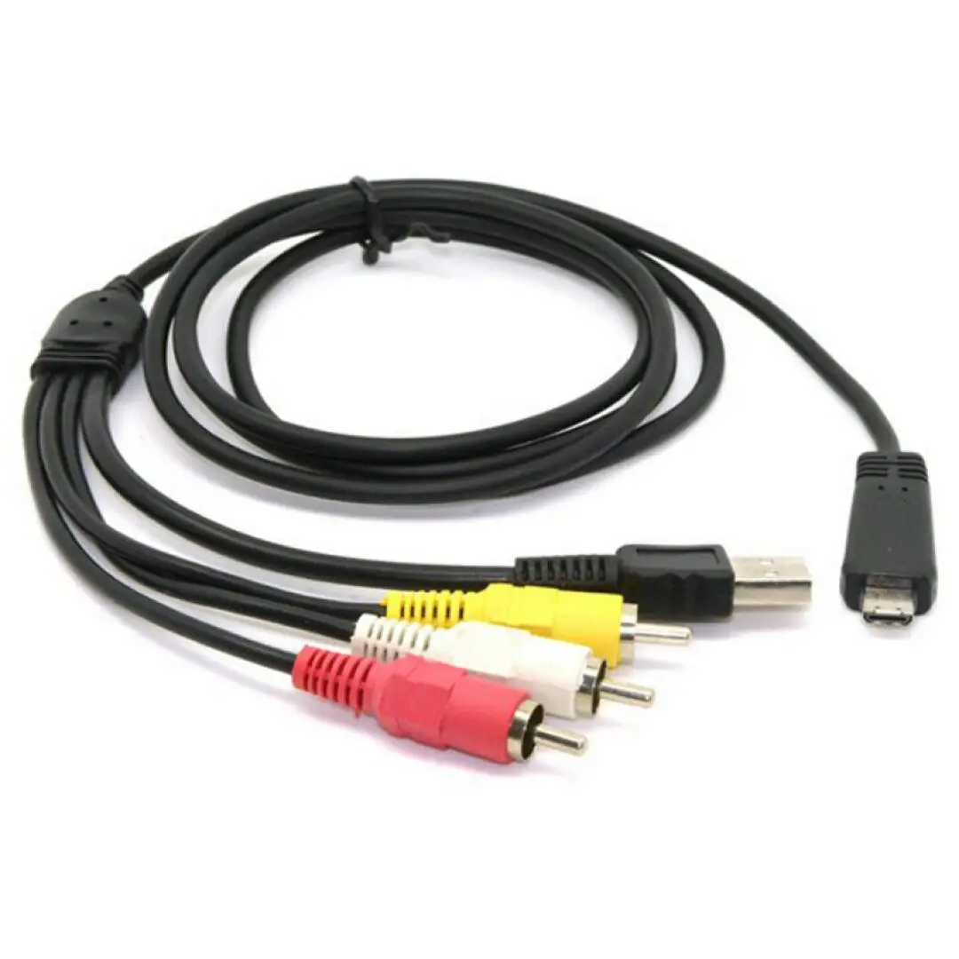 NEW USB& AV 2in1  TV cable Cord  CORD for Sony  camera DSC- W350 Compatible VMC-MD3  DSC-W380, DSC-W390, DSC-W560, DSC-W560/R