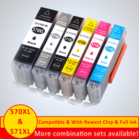 XiangYu 570 PGI-570 CLI-571 compatible ink cartridge 570 For canon MG5750 MG5751 MG5752 MG6850 MG6851 MG6852 TS6050 TS5050 5051