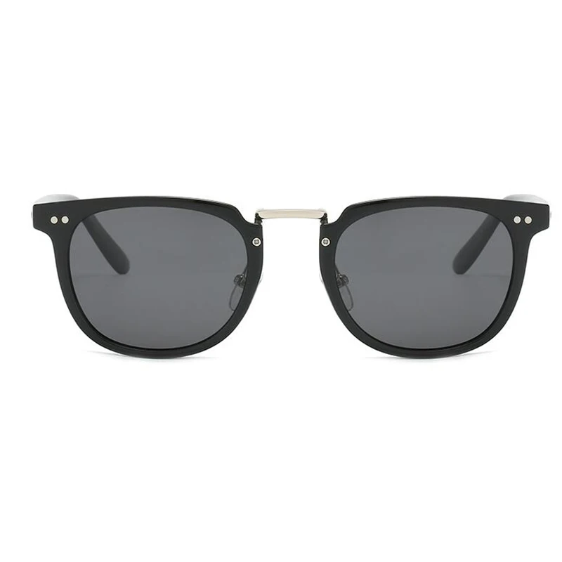 Men Sunglasses Women Myopia Square Rivets Fraame Black Lens Diopter Glasses Short-sighted Sun Glasses 0 -0.5 -1.0 -2.0 TO -6.0