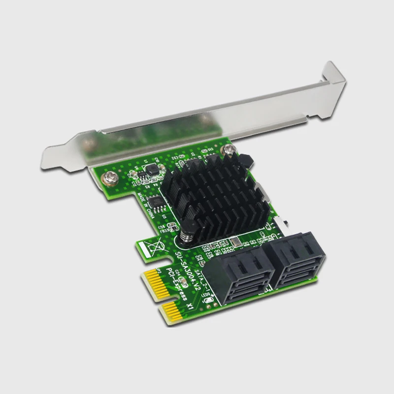 

SATA3.0 PCI-Express Expansion Card 6Gb 4-port SATA PCI Express 1X PCI-E to SATA III Convert Card Adapter for SSD IPFS BTC Mining
