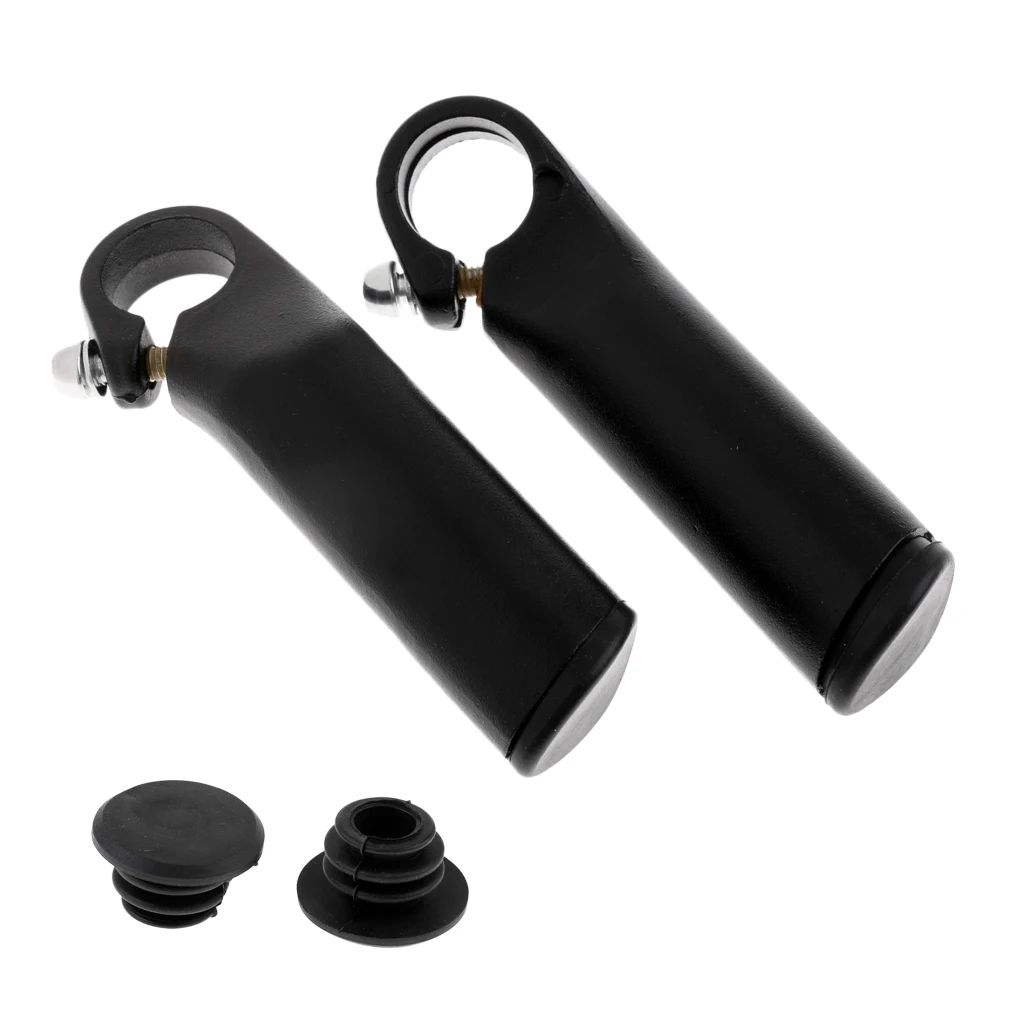 1 Pair Bike Handlebar Grips Bicycle Bar End Grips Ends Cycling Accessories for All Dia22.2mm Bike Handlebar