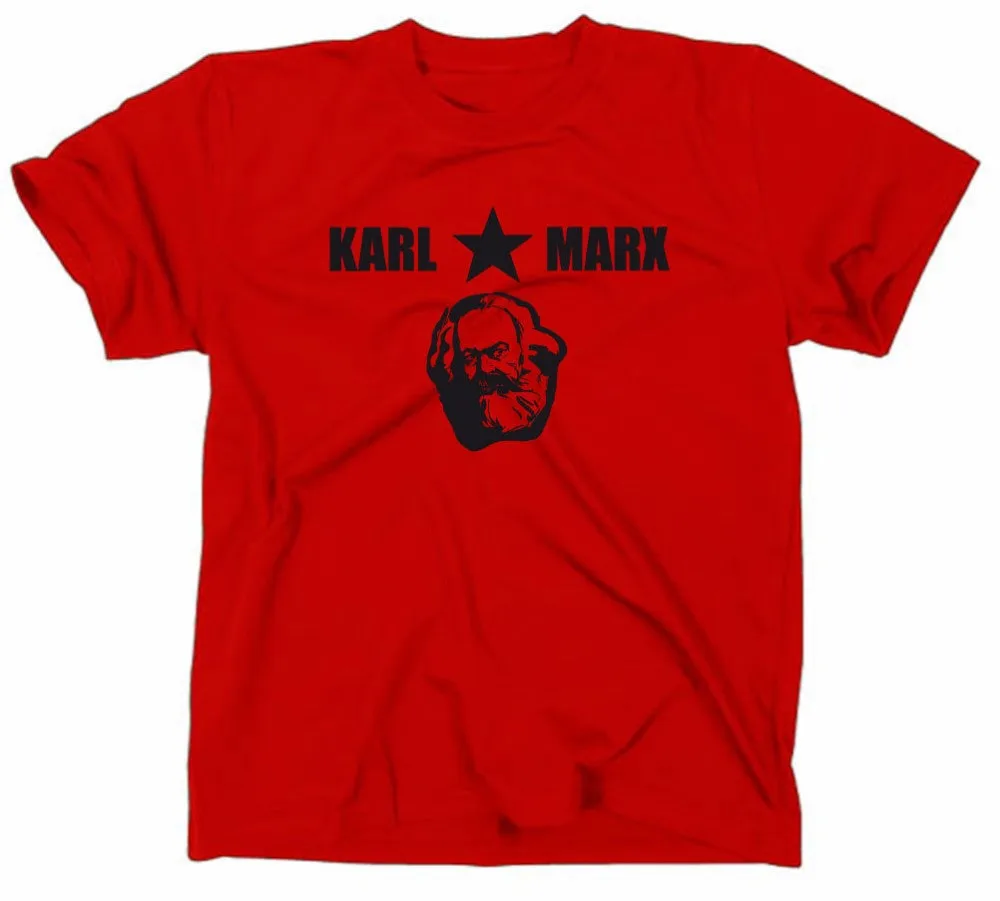 Karl Marx T-Shirt, Cccp | Udssr | Ddr | Antifa, Engels Lenin Ussr Manifest 2019 New Men Summer O-Neck Tops Custom Design T Shirt