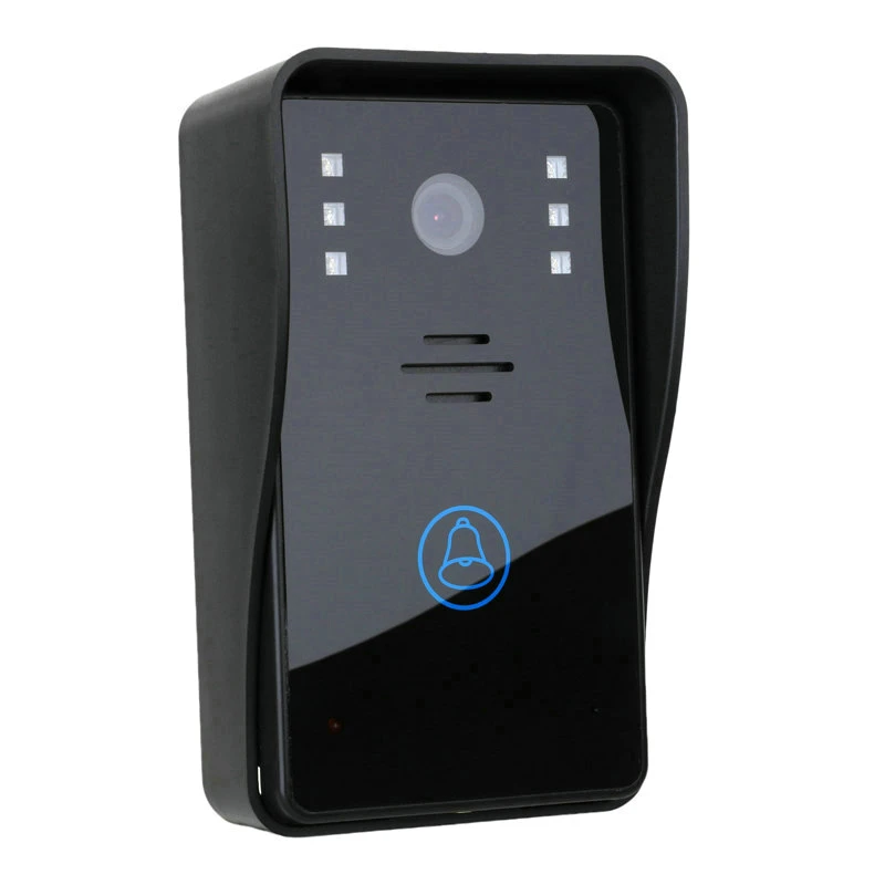 จัดส่งฟรี!ENNIO 7 "ประตูวิดีโอIntercom Doorbell 1Pcs 1000TVLกลางแจ้งCCTV Camera + 2Pcsในร่มmonitor