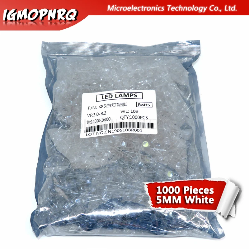 1000Pcs White Light…