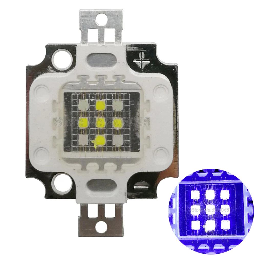 10W Super Actinic 5xCool White 10000K 4xRoyal blue Hybrid High Power Multichip LED Intergrated Light Source for Aquarium