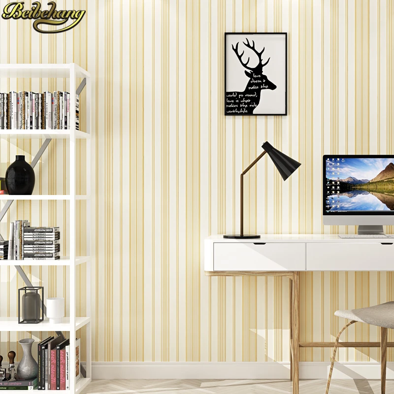 

beibehang papel de parede 3d flooring Modern Stripe Wallpaper For Living Room Wall Paper TV background wallpaper for walls 3 d