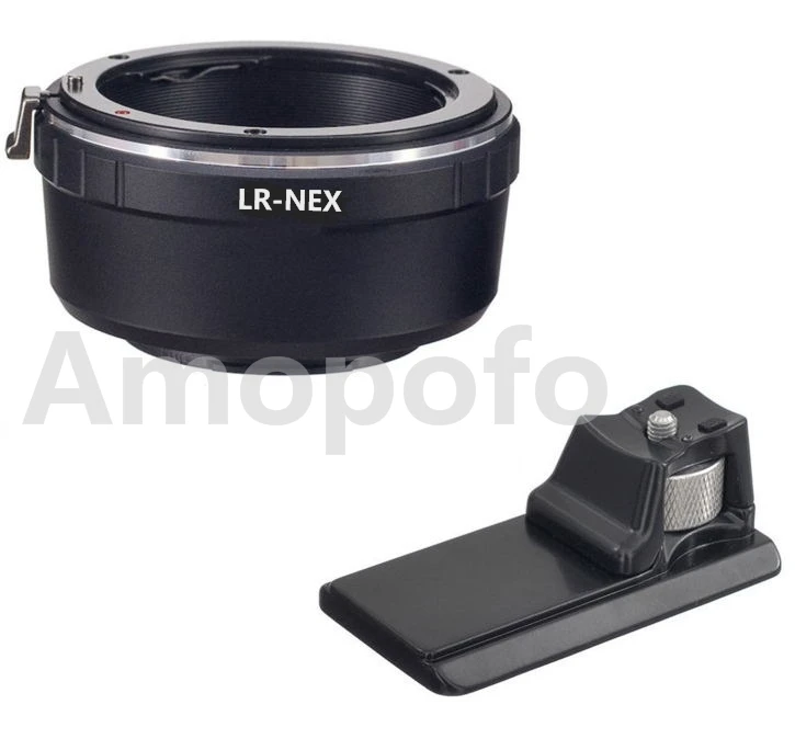 Amopofo LR-NEX Long Tripod Adapter,for  Leica R Lens  to For Sony NEX3 C3 5C 5N 7 A7R A7II VG10 Camera Adapter