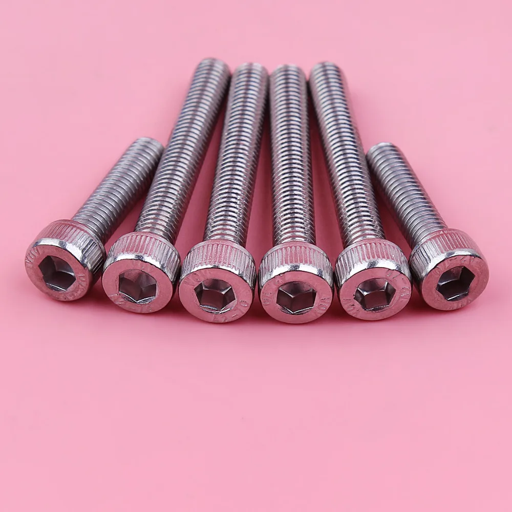 Imagem -02 - Conjunto de Parafusos para Montagem de Cilindro Honda Gx35 Gx35nt Hht35s Motor Pequeno Aparador de Relva Peça Sobressalente