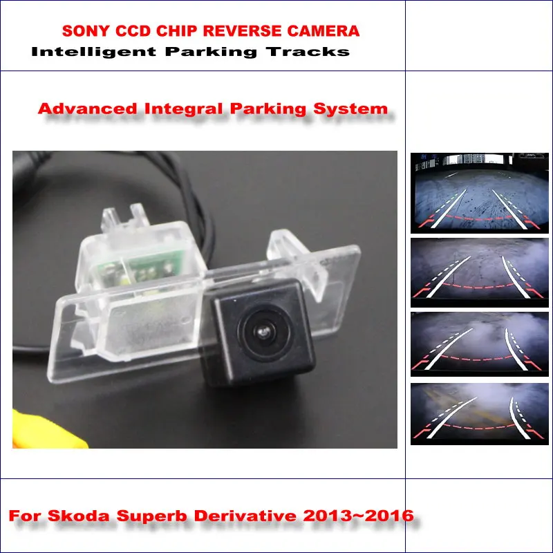 

For Skoda Superb Derivative 2013-2016 Car Backup Camera Rea View Parking Dynamic Guidance Tragectory CAM