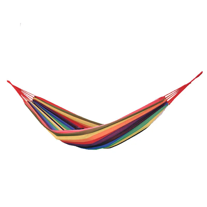 Outdoor recreational hammock widening thickening canvas single  indoor Park Camping adults hanging swing patio furniture