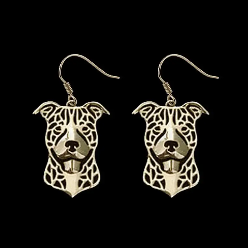 Lovers' Alloy Pet Earrings Women Pitbull Dog Earrings image 2