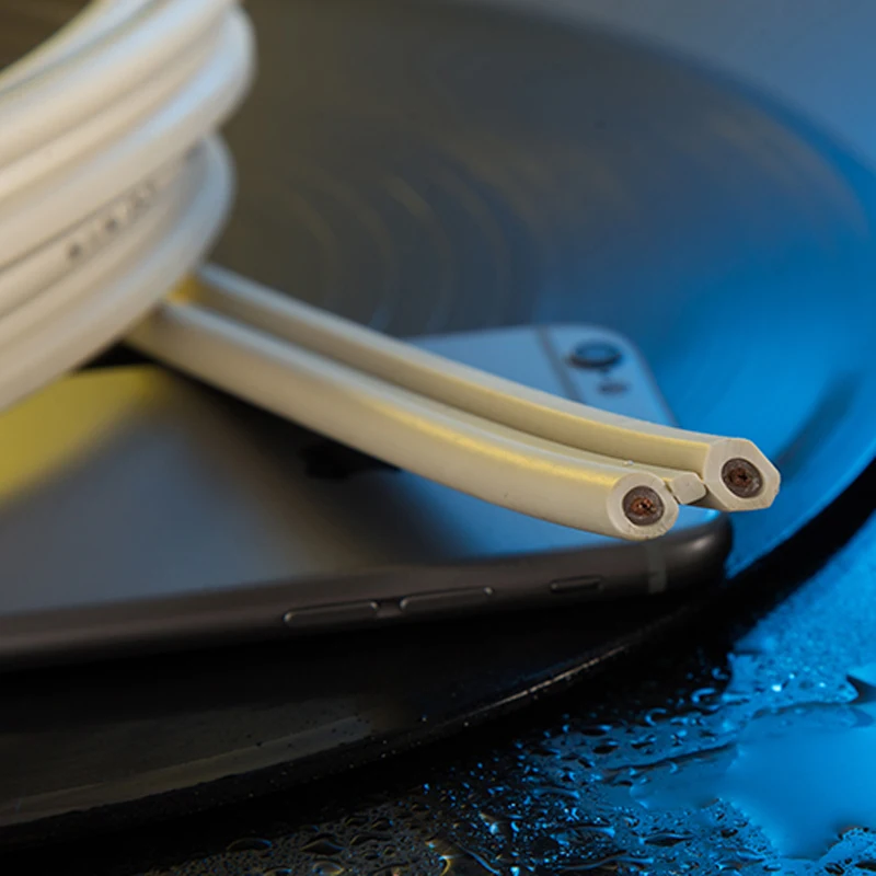 2-метровый посеребренный медный провод для DIY микрофона, соединительный микрофон, аудиокабель, динамик, аудио линия